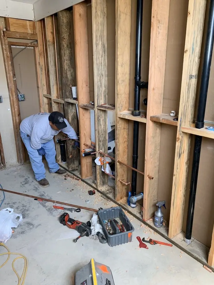 Commercial rough-in plumbing for Gas Line Repair in East Lansing